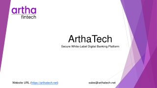 arthatech secure white label digital banking platform