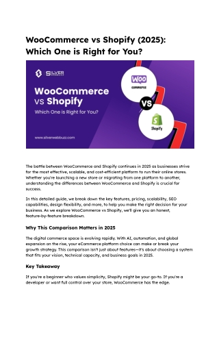 WooCommerce vs Shopify (2025)_ Which One is Right for You