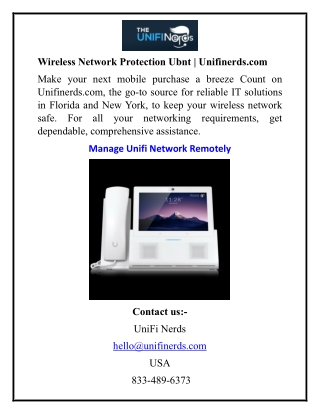 wireless network protection ubnt unifinerds com