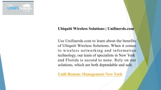 Ubiquiti Wireless Solutions Unifinerds.com