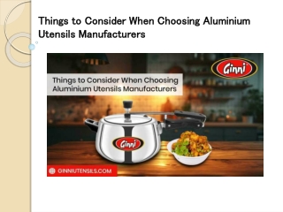 Things to Consider When Choosing Aluminium Utensils Manufacturerss (1)