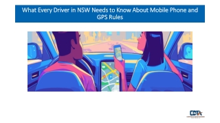 What Every Driver in NSW Needs to Know About Mobile Phone and GPS Rules