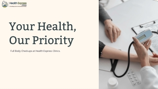 your health our priority