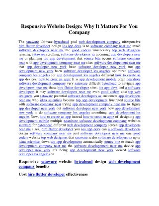 responsive website design why it matters