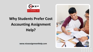 why students prefer cost accounting assignment