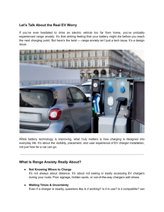 let s talk about the real ev worry