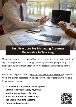 Best Practices For Managing Accounts Receivable In Trucking