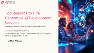 Top Reasons to Hire Generative AI Development Services