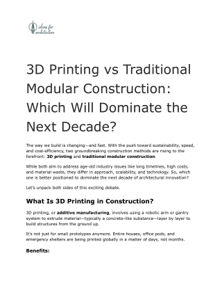 3D Printing vs Traditional Modular Construction_ Which Will Dominate the Next Decade_