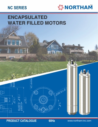 4″ Submersible Encapsulated Water Filled Motor