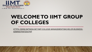 IIMT Group of Colleges – Among the Top BBA Colleges in Delhi NCR