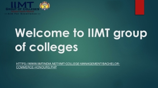 IIMT Group of Colleges – Among the Best Colleges for B.Com in India