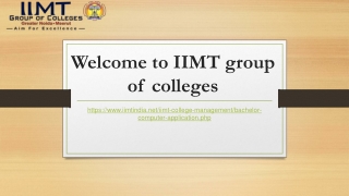 IIMT Group of Colleges – Among the Top BCA Colleges in Delhi NCR & Greater Noida