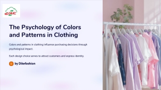 What is the psychology of colours and patterns in the clothing industry