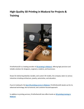 High quality 3d printing