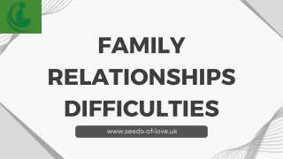 family relationships difficulties