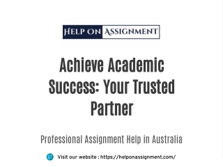 achieve academic success your trusted partner