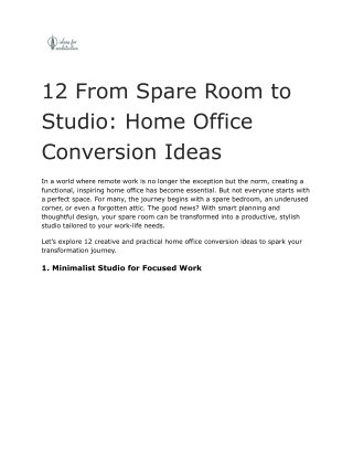 12 From Spare Room to Studio_ Home Office Conversion Ideas