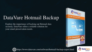 datavare hotmail backup