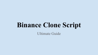 binance clone script
