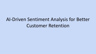 ai driven sentiment analysis for better customer
