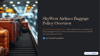 skywest airlines baggage policy overview