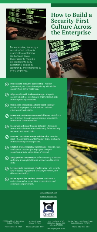 How to Build a Security-First Culture Across the Enterprise