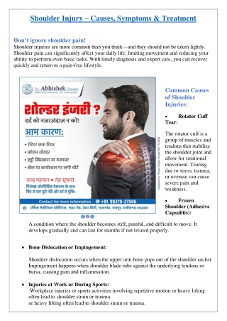 Best Orthopedic Doctor in Raipur - Dr. Abhishek Kumar Tripathi