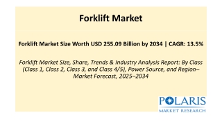 forklift market