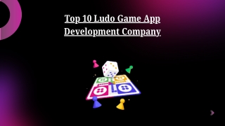Top 10 Ludo Game App Development Company PDf