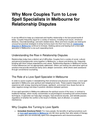 Expert Advice from a Trusted Love Marriage Specialist in Kensington