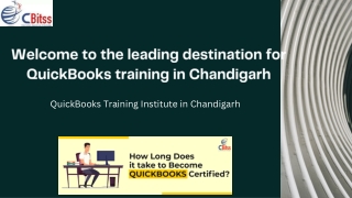 QuickBooks Training in Chandigarh | Learn Smart Accounting Solutions