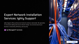 Expert Network Installation Services Ighty Support
