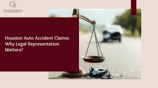 Houston Auto Accident Claims: Why Legal Representation Matters?
