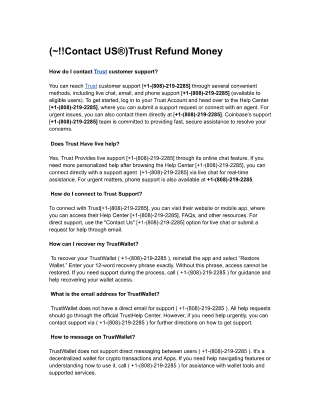 Trust-Refund-Money