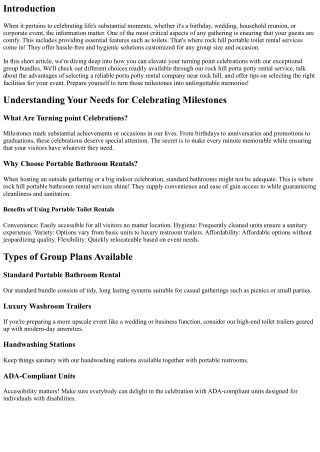 Celebrating Milestones? Discover Our Group Packages!