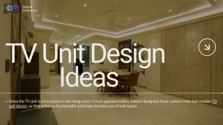 TV Unit Design Ideas