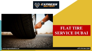 FLAT TIRE SERVICE DUBAI