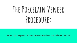 The Porcelain Veneer Procedure_ What to Expect from Consultation to Final Smile