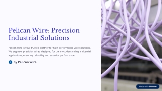 Custom Industrial Wire for Demanding Environments