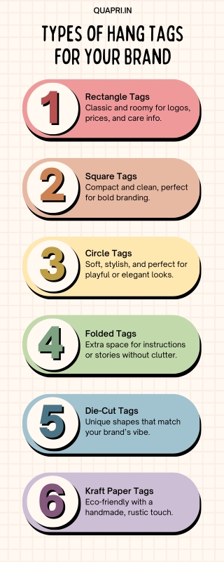 Types of Hang Tags for Your Brand