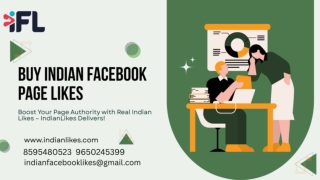 Buy Indian Facebook Page Likes - IndianLikes