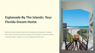 Homes For Sale in Esplanade By The Islands
