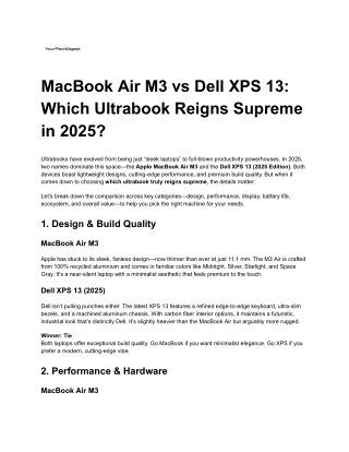 MacBook Air M3 vs Dell XPS 13_ Which Ultrabook Reigns Supreme in 2025_