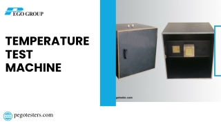 Temperature test machine