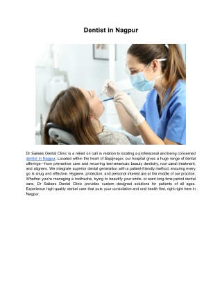 Dentist in Nagpur