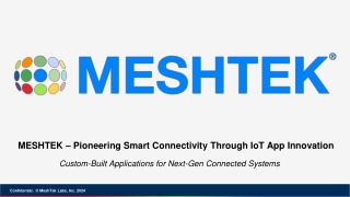 _ MESHTEK – Pioneering Smart Connectivity Through IoT App Innovation