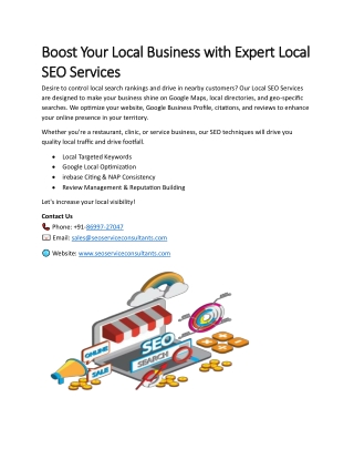 boost your local business with expert local boost