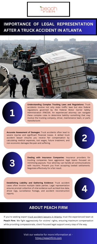 Importance of Legal Representation After a Truck Accident in Atlanta
