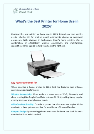 what s the best printer for home use in 2025